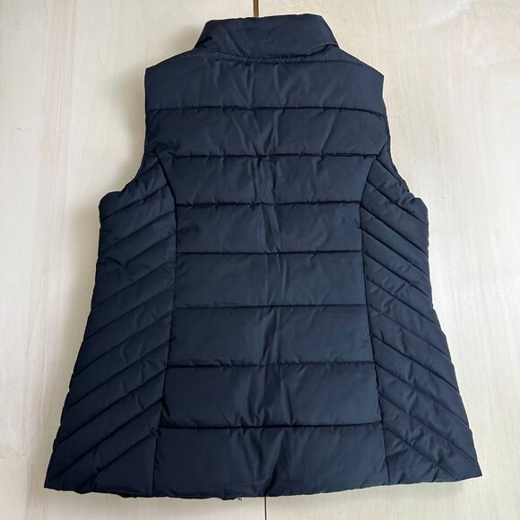 Tommy Hilfiger‎ Women's Black Puffer Vest S Pristine Condition Wine Interior - Picture 6 of 8